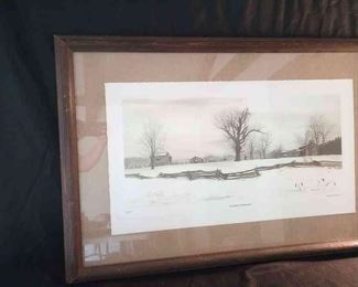 Late Snow At Riverwood by Bob Timberlake