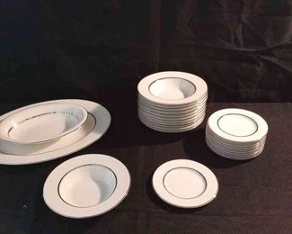 Castleton China Bowls, Bread Plates, Platter Serving Dish