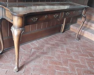 Long Wooden Hallway Table with Drawers Sosniks Furniture