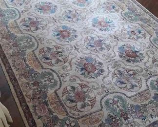 Floral Tassel Oriental Style Floor Rug