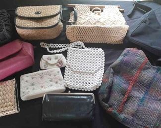 Assorted Vintage Purses Boho, Amanda Smith, Beaded Purses