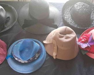 Vintage Womens Formal Hats  Chesterfield, Cecil, Gottlieb