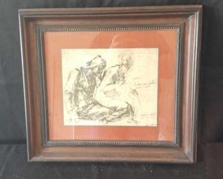 Study Of Woman by Michelangelo