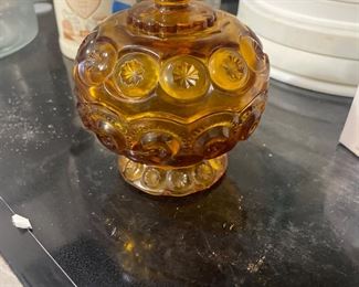 Fostoria glass gold