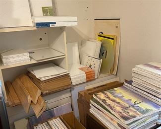 So much art supplies and new canvases