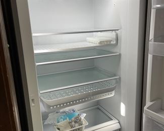 Inside freezer