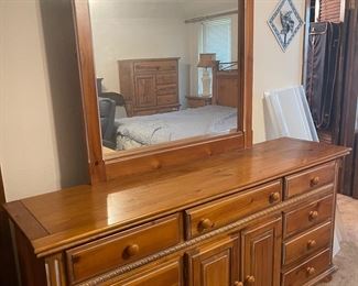 Full dresser with mirror