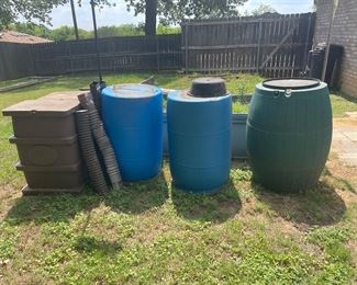 Check out these rain barrels 💦💦
