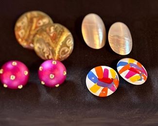 Fun clip-on earrings
