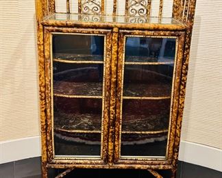 Antique Bamboo Cabinet 
