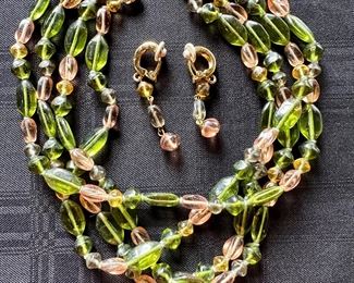 Givenchy necklace/choker and earring set