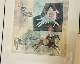 "Night Race #21", Richard Hall (British/American b.1952), signed, 1/1