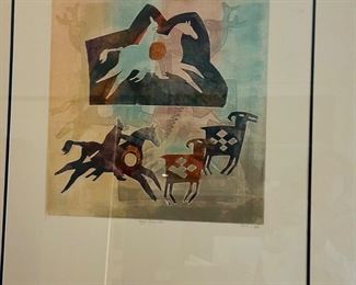 "Night Race #22", Richard Hall (British/American b. 1952), signed 1/1