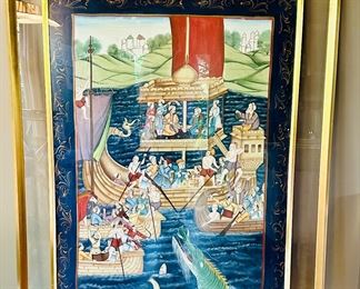 Babur Crossing the Jumna