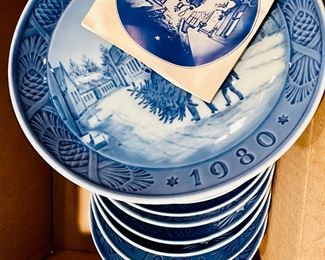 Royal Copenhagen commemorative plates
