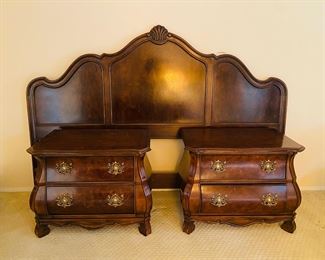 Heritage Furniture - King Headboard & Nighstands