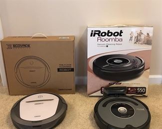 Lower Level-Storage Room: Make life a little easier with either the Deebot M80PRO by Ecovacs or the iROBOT Roomba Model 550. Let them do the vacuuming so you don't have to!