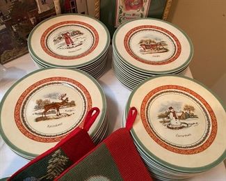 Villeroy & Boch Winter Scenes plates