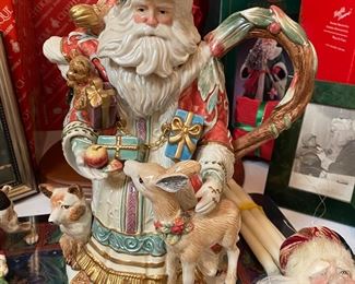 Fitz & Floyd santa tea pot