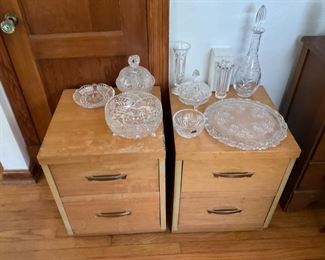 FILE CABINETS AND PRESS GLASS