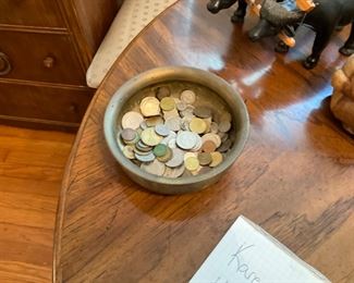 BOWL OF COINS