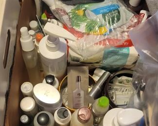 Lots of skin care items 