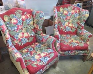 flowered chairs