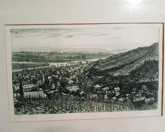 Litho signed numbered