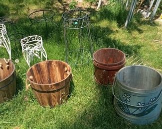 Baskets and iron