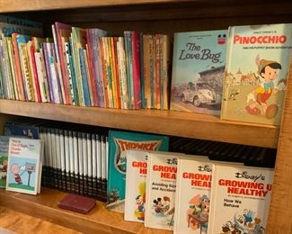 Walt Disney and Charlie Brown Peanuts books
