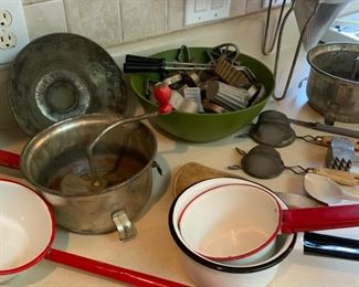 Vintage enamelware