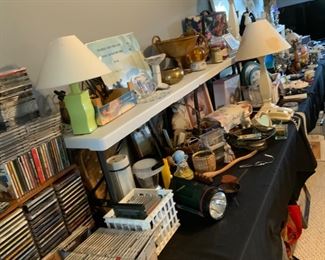 Music collection, electronics, cassettes 