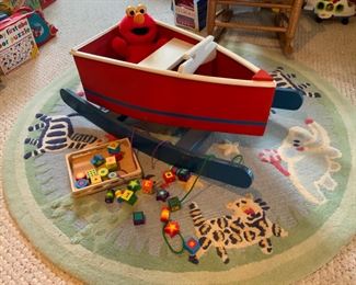 Red boat rocker