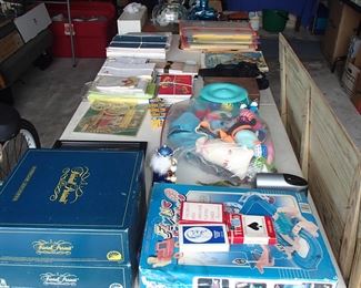 Misc. table in garage 