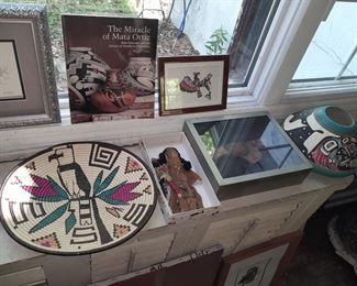 Native American Collectibles (Kachina & Porcelain Dolls, Jewelry, Artwork, Pottery, Baskets, Etc.)