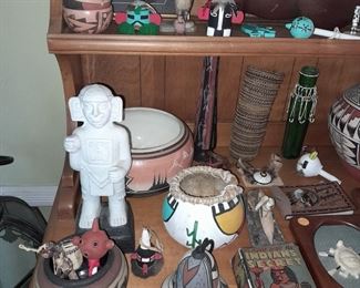 Native American Collectibles (Kachina & Porcelain Dolls, Jewelry, Artwork, Pottery, Baskets, Etc.)