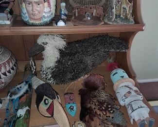 Native American Collectibles (Kachina & Porcelain Dolls, Jewelry, Artwork, Pottery, Baskets, Etc.)