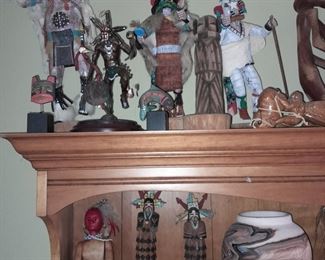Native American Collectibles (Kachina & Porcelain Dolls, Jewelry, Artwork, Pottery, Baskets, Etc.)