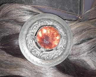 Scottish Guard Kit W/ Belts, Horse Hair Piece, Photo, Hat, Knife, Etc.