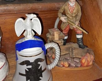 Beer Stein & Fireman Statue