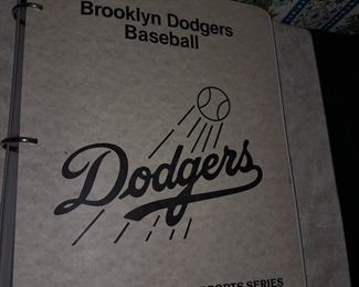 Brooklyn Dodgers Baseball USPS Cover Series Set W/ Binder