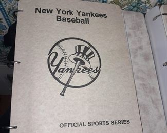 NY Yankees Baseball USPS Cover Series Set W/ Binder