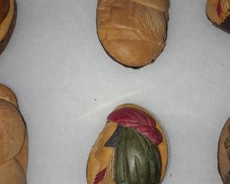 Hand Carved Face Stones