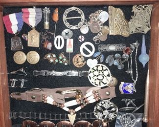 Costume Jewelry W/ Sterling Silver