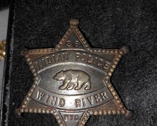 Wyoming Indian Police Wind River Badge