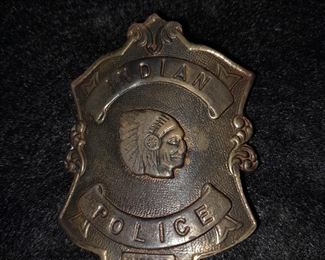 Oklahoma Indian Police Badge