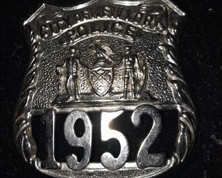 New York City 1952 Police Badge