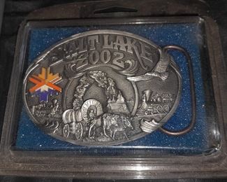 Olympic Salt Lake 2002 Belt Buckle