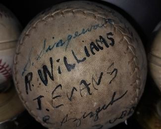 Oradell, NJ 1940s Autographed Baseball