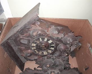 German Carved Cuckoo Clock